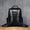 NZPJ Genuine Leather Men Backpack Fashionable Top Layer Cowhide Backpack Large Capacity Computer Bag Suitable For 16 Inch Laptop 2