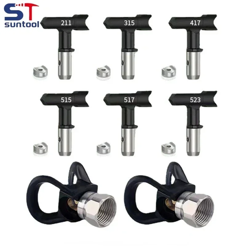 Paint Sprayer For House Painting Reversible Spray Tips Airless Sprayer Nozzles For Paint Sprayer 211-517 Series Graco Tips For Sprayer
