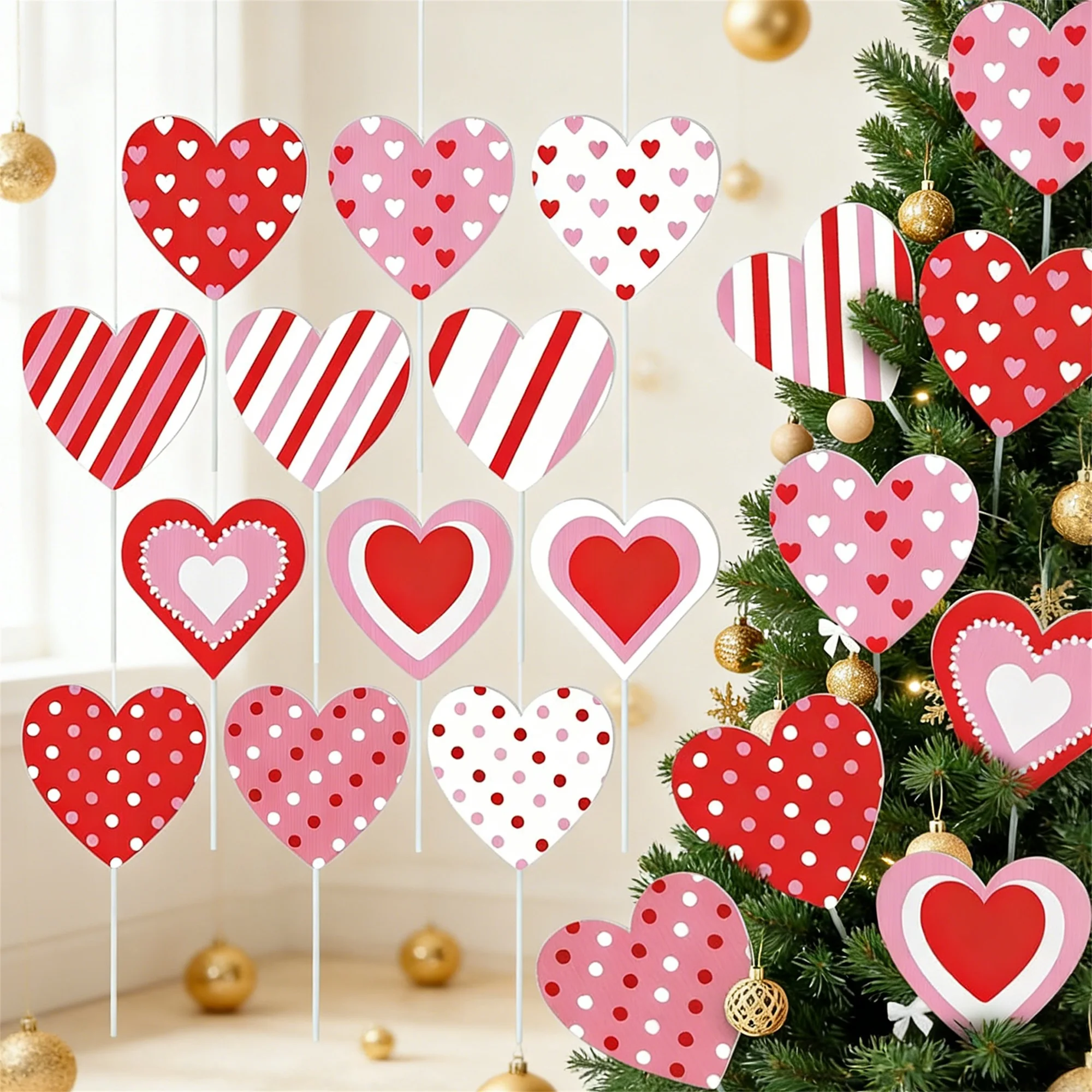 Romantic Love Heart Shaped Glass Paperweight Desktop Ornament Home Decor Art Craft Gift for Valentine s Day