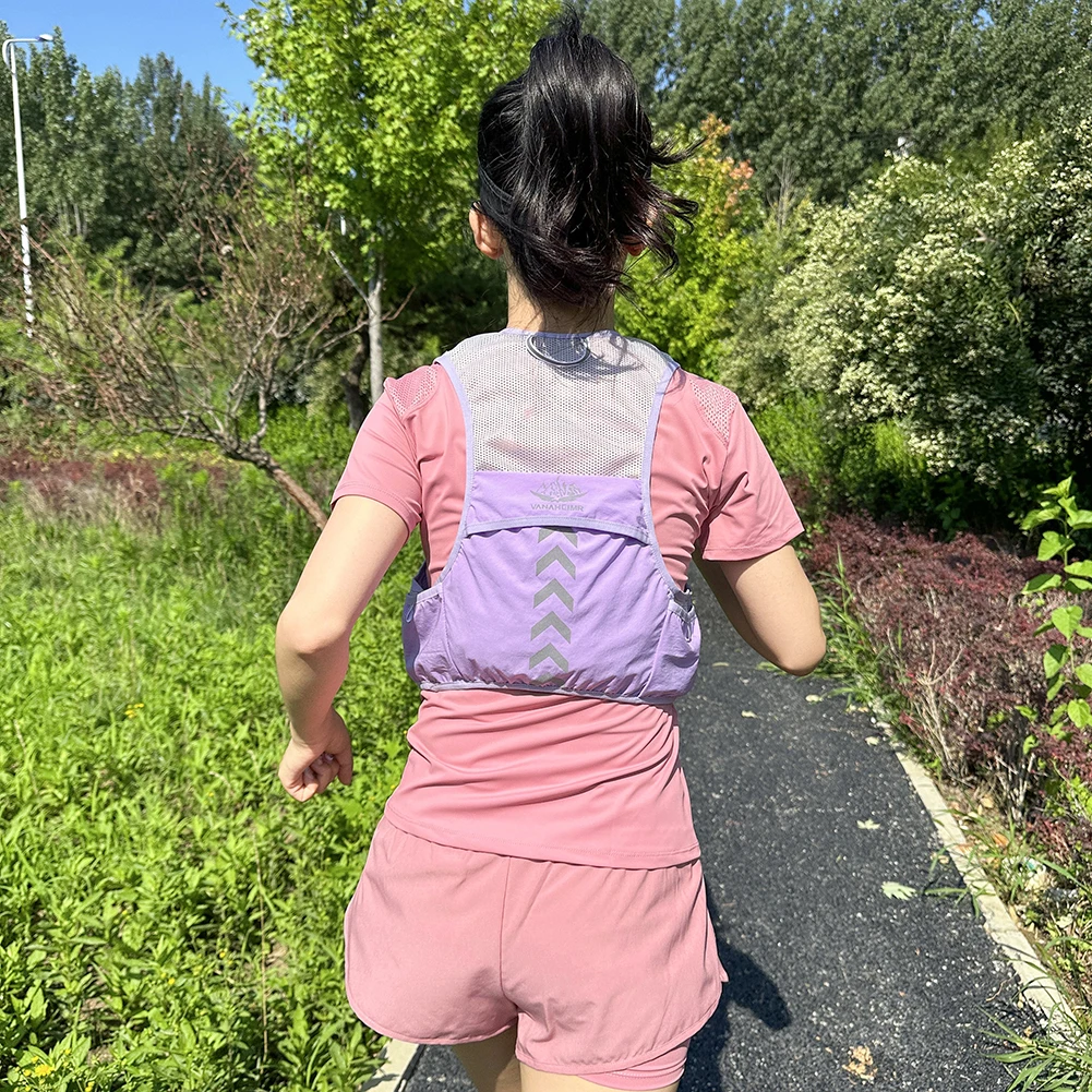Outdoor Trail Running Backpack Ultralight Women Men Running Race Hydration Vest Marathon Bicycle Bag for Marathon Cycling Hiking 3