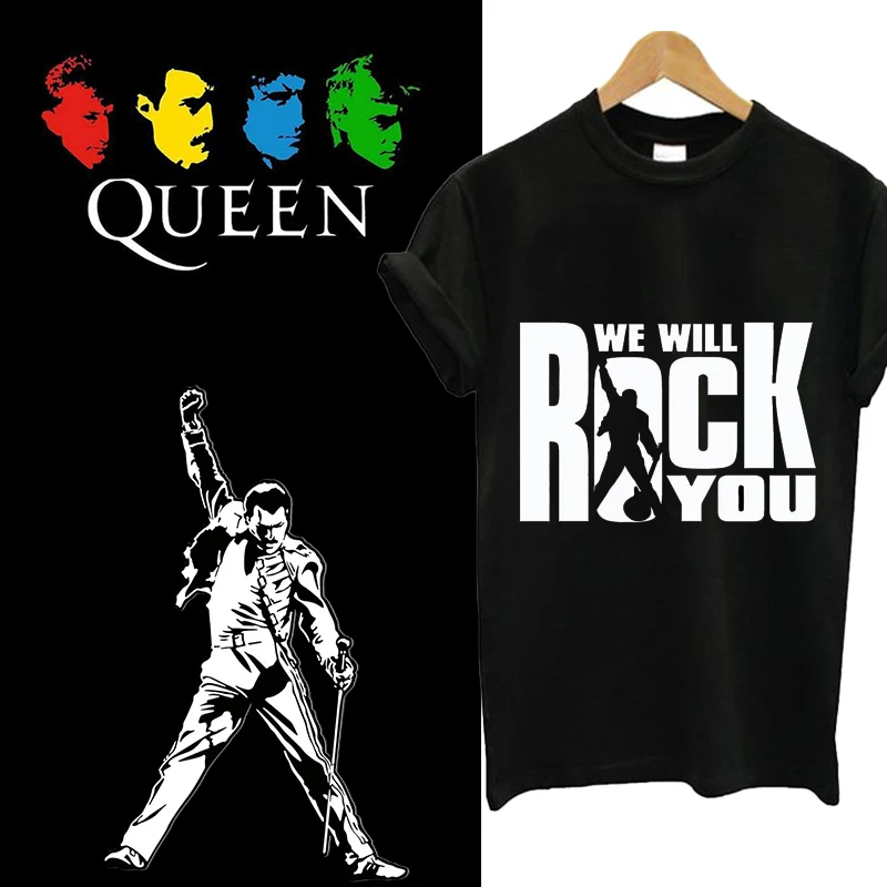 QUEENKINGBANDClothingThermoadhesivePatchesonClothesROCKBAND