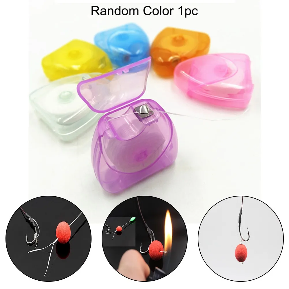 Fishing Accessories Fishing Tackle Fishing Tools Fishing Tool 50m Carp Fishing Bait Floss Ups Boilie Holder Line ForCHOD Ronnie Rig Tool Random Color Bait Floss Fishings Accessories Tools