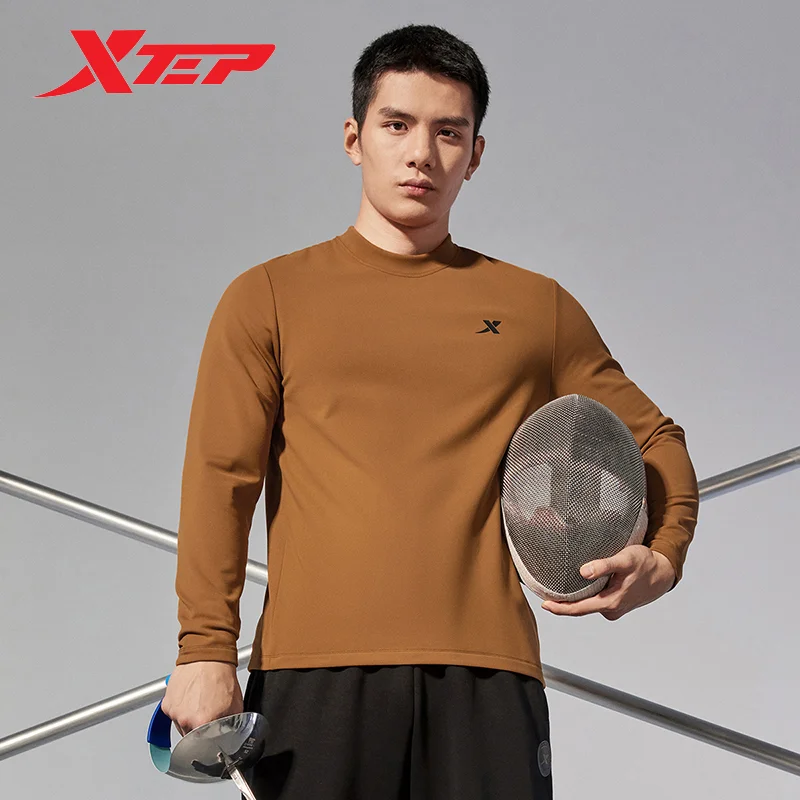 Xtep Long Sleeved Knitwear For Men Winter Leisure Casual Men's Sweatshirt Comprehensive Training Outdoor Tops 877429030102
