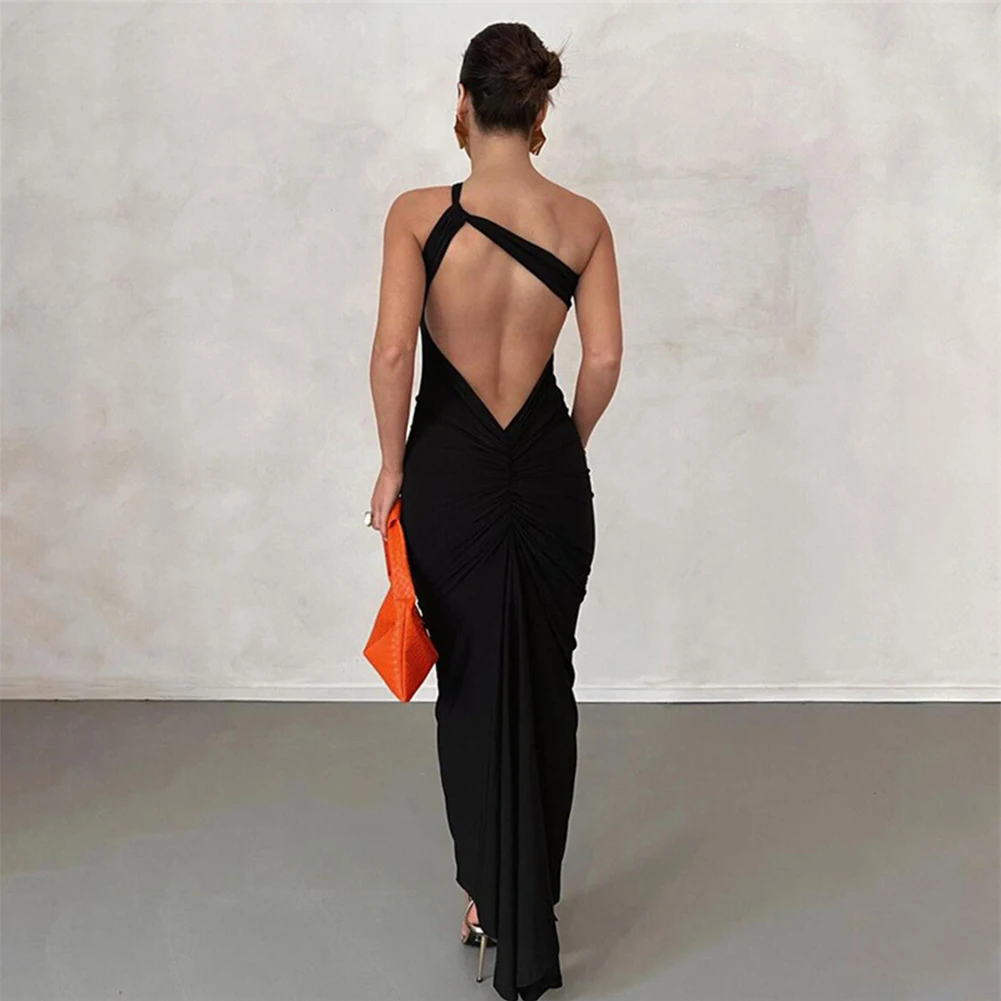 

Bodycon Women Dresses Backless Cocktail Evening Green/Black/White Ladies Off Shoulder Long Maxi Dress Brand New