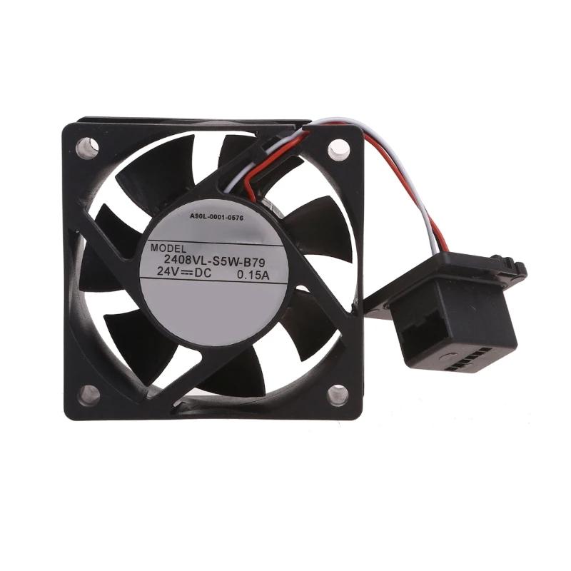 

New Cooler Fan A90L-0001-0576 2408VL-S5W-B79 0.15A 24V 6020 3-wire Cooling Fan