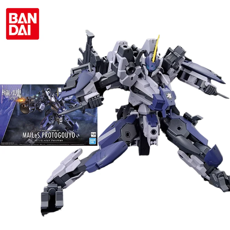 Фото Фигурка Bandai AMAIM Warrior At The Borderline, фигурка аниме HG 1/72 MAILES протогуйо, игрушки для детей, подарок №1