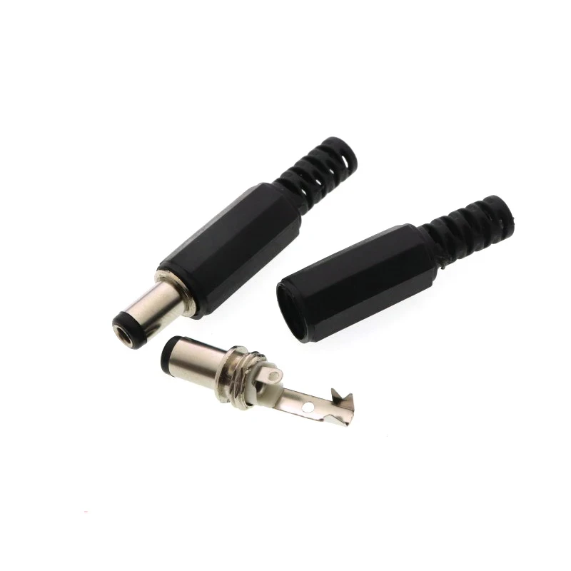 DC-022B Connector 10-50Pcs 3A 12v for DC Power Supply Jack Socket Female Panel Mount 5.5 mm x 2.1mm / 2.5mm
