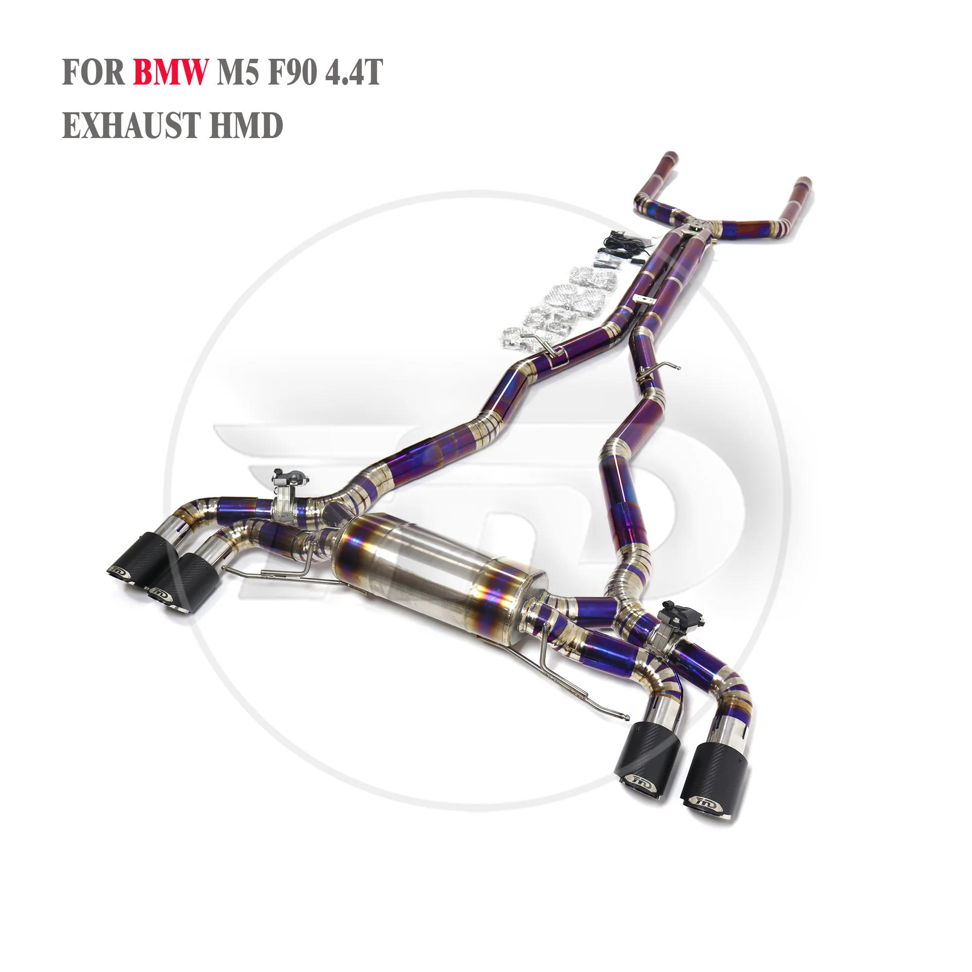 

HMD Titanium Alloy Exhaust System is Suitable for BMW M5 M6 Custom Valve Muffler for Cars Auto Modification