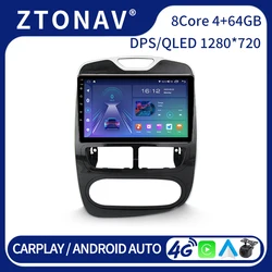 ZTONAV-Radio Carplay sans fil, Stéréo Android, Limitation GPS, Renault Clio 4, 2012, 2013, 2014, 2015, 2016