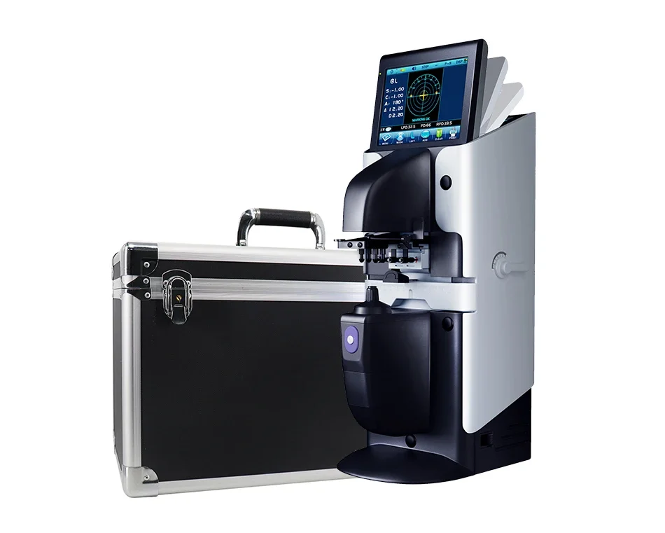 NEW VISION Optical Equipment Auto Lensmeter JD-2600B Lensometer Focimeter PD UV Test with Touch Screen Instrument Digital