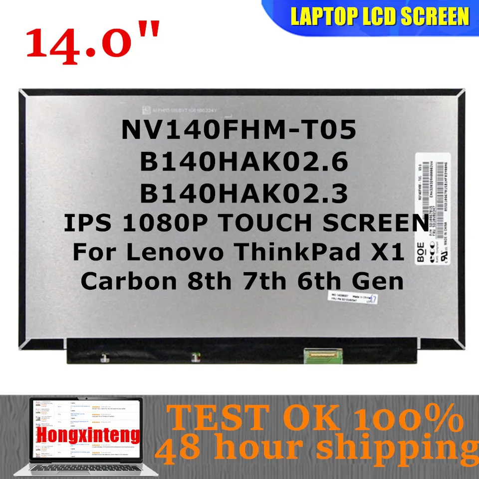 LPScreen Schermo per NV140FHM-T01 Display FHD 1920x1080 14