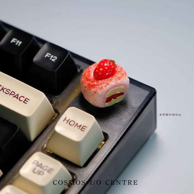 Bouton de clavier mignon de 6mm, personnalisé Kawaii, fait à la main, tridimensionnel, créatif, en résine alimentaire, capuchons de touches, cadeaux personnalisés pour filles - AliExpress