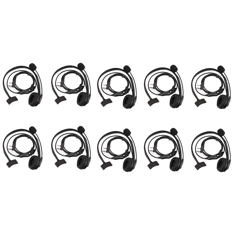

RISE-10X 2-Pin Headphone Headset TK220 For Jianwu Baofeng UV-5R BF-888S Retevis H777 PUXING TYT Interphone C9009
