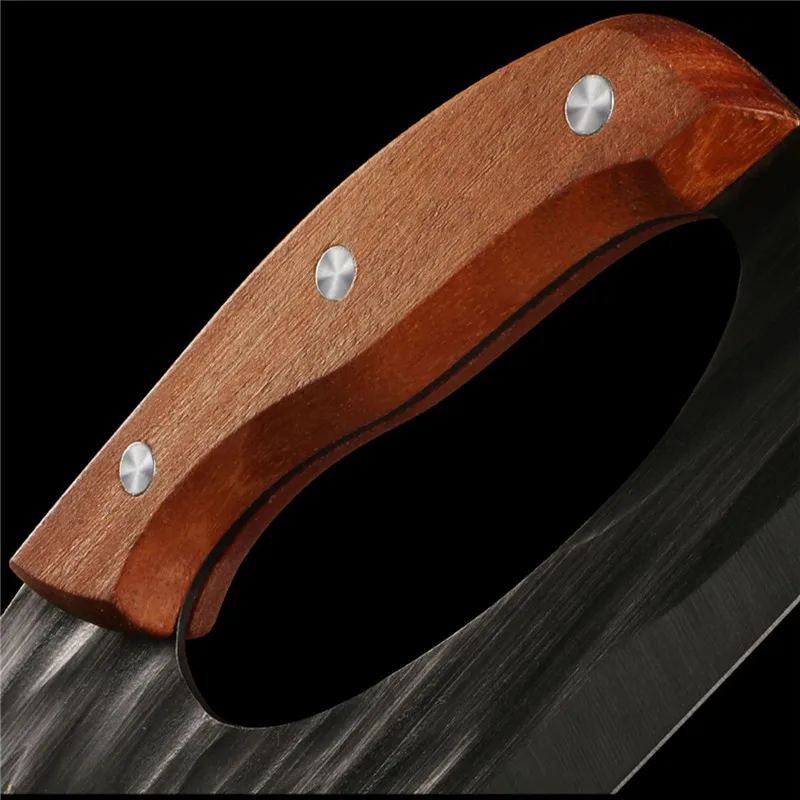 Heavy Chef Kitchen Stainless Steel Knife Labor-Saving Cutting Meat Sharp Knife 24Cm