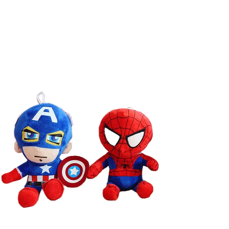 Мстители, реальная деталь, кукла, Человек-паук, Капитан Америка, мультфильм, Аниме Кукла, милая Ragdoll, праздничный подарок для друзей