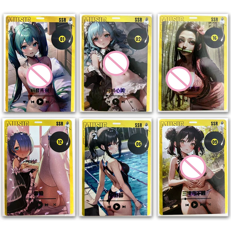 

Anime Goddess Story A Thousand Charms Hatsune Miku Kitagawa Marin Rem Kamado Nezuko Shinomiya Kaguya Ssr Card New Birthday Gifts