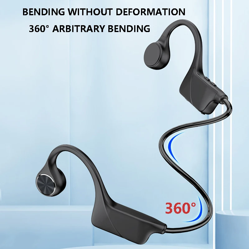 Фото Ture Bluetooth-наушники с технологией костной проводимости Водонепроницаемые спортивные наушники с микрофоном для iPhone 13 X... №3