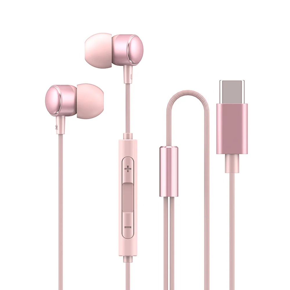 High-Fidelity Stereo Wired Type C Headphones with Microphone