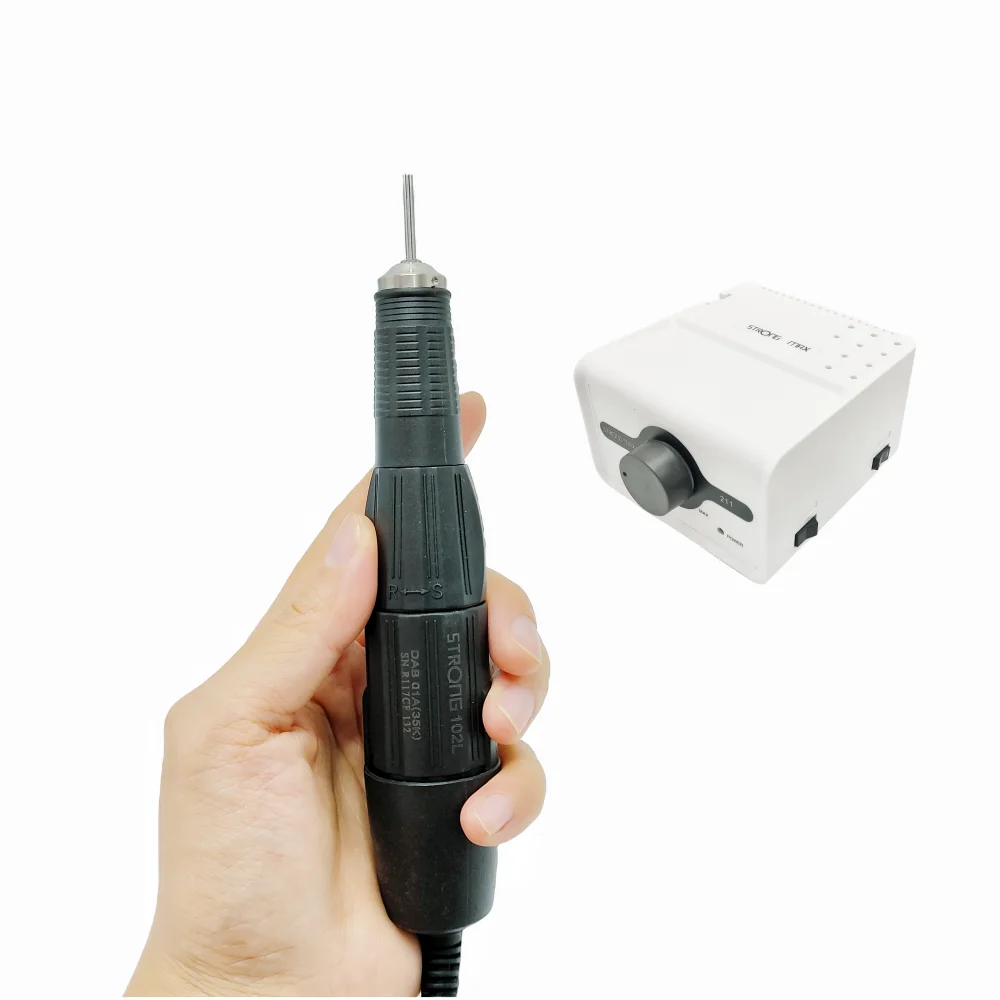 65W STRONG 211 102L Handle 35000rpm Electric Nail Drill Manicure Milling Cutter for Pedicure Machine Professional Nail File Bit 4