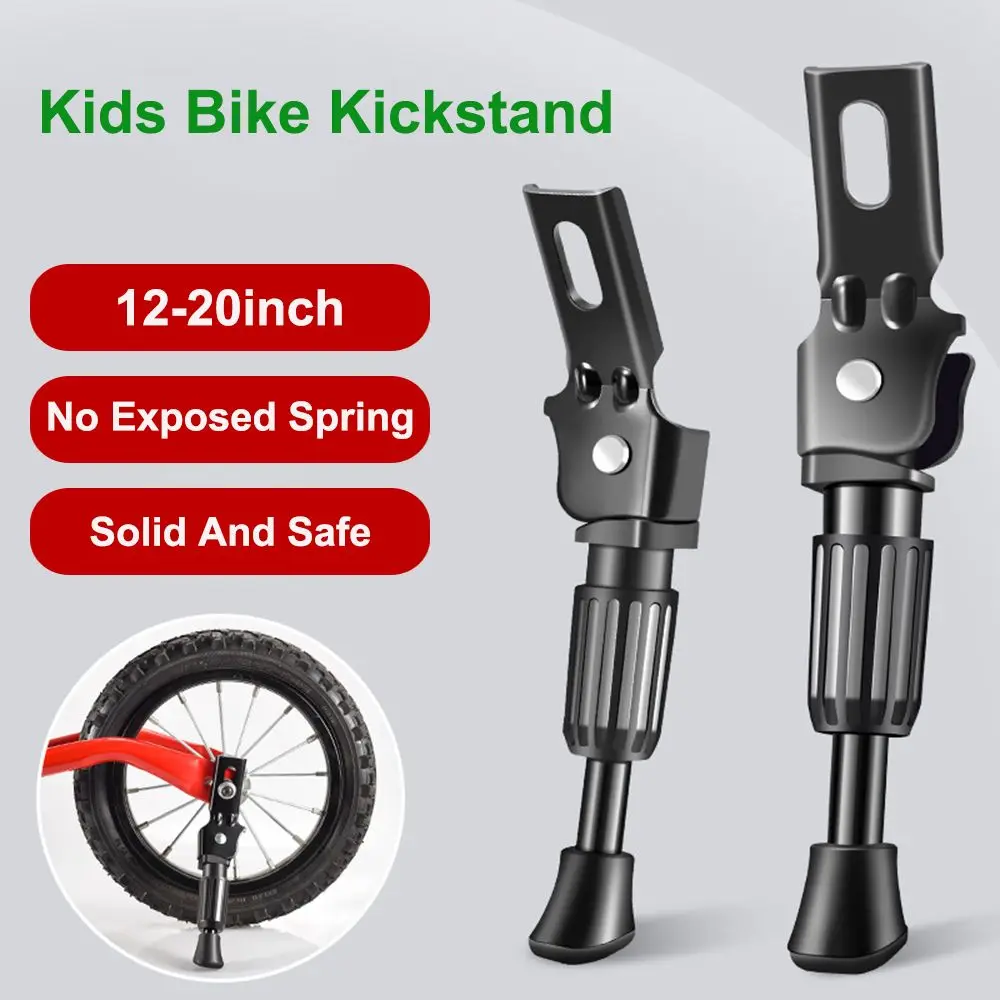 Bicycle Kickstand Bicycle Stand Bicycle Support Kids Bike Kickstand Suitable For 12 14 16 18 20 inches Road Bike/Mountain Bike/Folding Bike