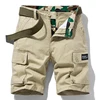 New Summer Men Cotton Cargo Shorts Men Fashion Breeche Bermuda Beach Jogger Shorts Men Tactical Casual Shorts Male Dropshipping