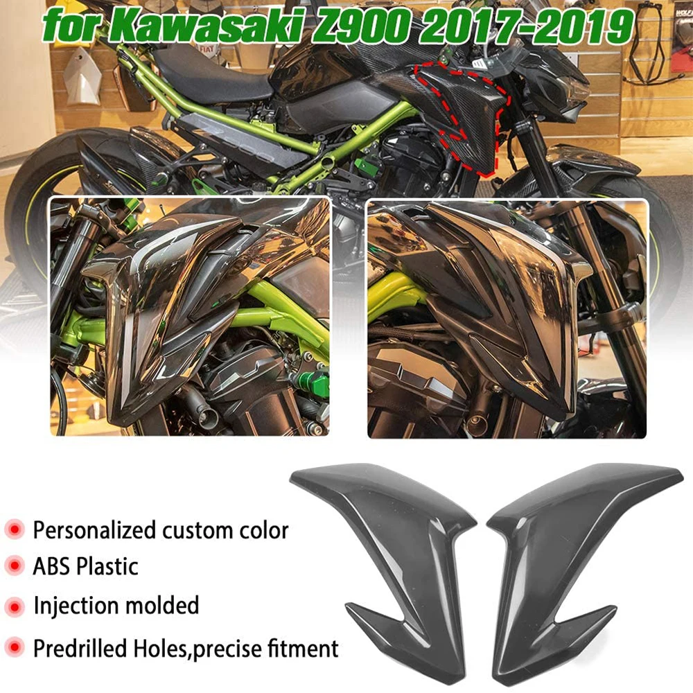 

Аксессуары для мотоциклов, Неокрашенная Передняя панель резервуара, Боковая Отделка, обтекатель, газовый протектор для Kawasaki Z900 2017 2018 2019