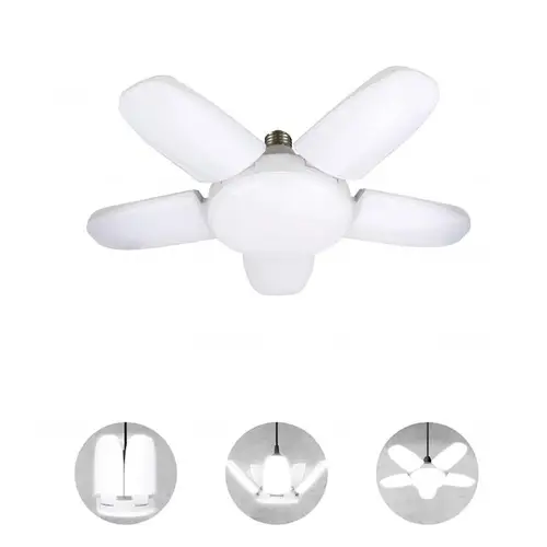 슈퍼 밝은 산업 조명 28W 60W E27 Led 팬 차고 조명 AC220V AC110V 2835 Led 높은 베이 산업 램프 작업장 3