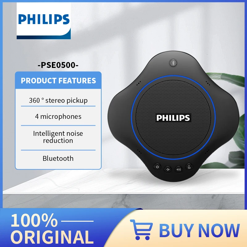 PHILIPS PSE0500 Original bluetooth SmartMeeting Speaker Microphone for business Conferance Online Meeting