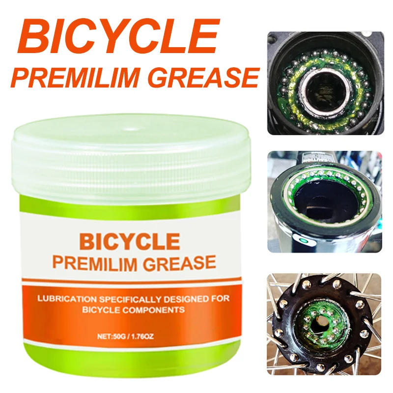 50g Bicycle Lubricating Oil Effect Bearing Grease Hub Lubricants Lipid Elements for Mountain Road Bikes