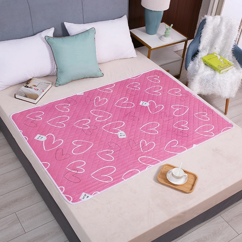 Waterproof Washable Mattress Urine Mat Cartoon Baby Toddlers Bed Protector Diaper Nappy Adult Elder Incontinence Bed Pad Sheet 4