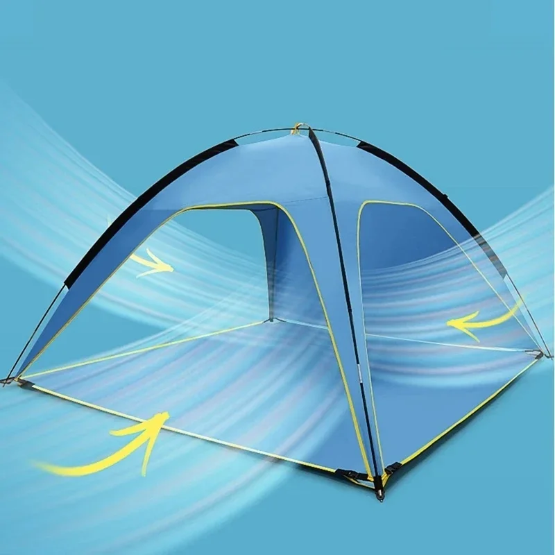 

No Need To Build A 2-second Fast Opening Tent Beach Park Leisure Outdoor Camping Sunshade Sunscreen Tents