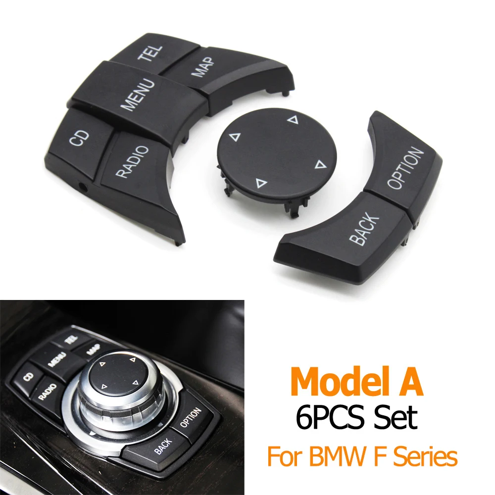 Фото Внутренние Автомобильные кнопочные кнопки меню CIC IDrive для BMW 1 2 3 4 5 6 7 X3 X4 F20 F22 F30 F34 F36 F10 F02 F06 F25 F15 F16 №2