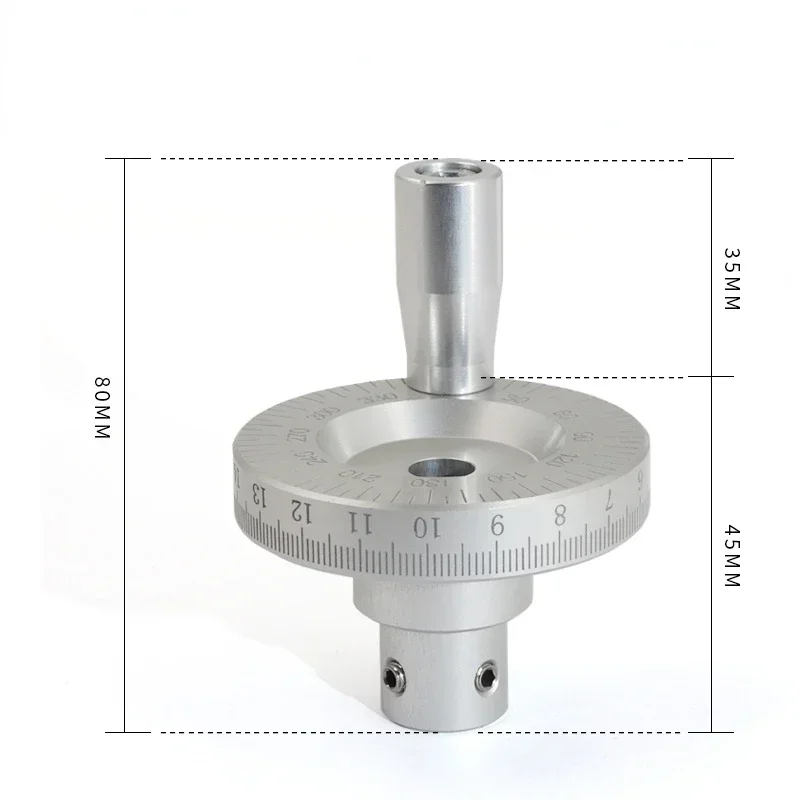 Machine Tool Metal Laser Scale Hand Wheel Manual Sliding Table Machine Tool Special with Scale with Angle Handle Rocking Wheel cnc handwheel