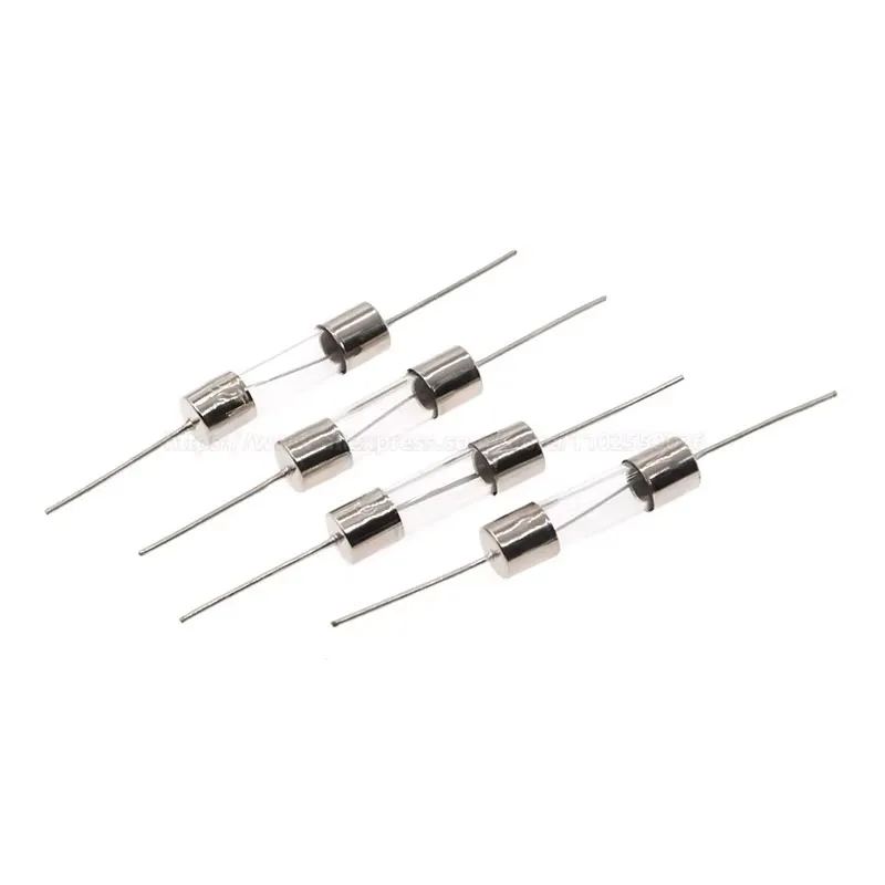 10PCS 5*20mm 250V F T F1A 2A 3A 4A 5A 6.3A 8A 10A 12A 15A 20A Amps Induction cooker Glass fuse With lead 5*20 6*30 fast acting car fuses