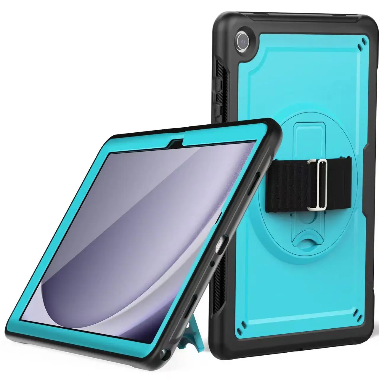 Ultimate Rugged Armor Case with 360° Swivel Stand for 11-inch Tablets - 2023 Edition