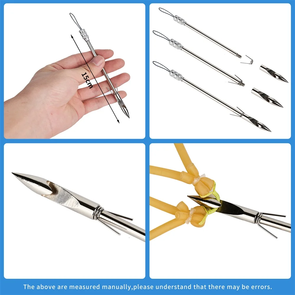 Fishing Slingshot Kit Bow Fishing Reel Catapult Hunting Shooting Fishing Broadheads Hand Guard with 6pcs Fishing Arrows