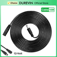 6 Meters/32.8ft Length DC 12V Power Adapter 10m Extension Cable For CCTV Security IP Camera Power Adapter 5.5x2.1mm DC Plug 1