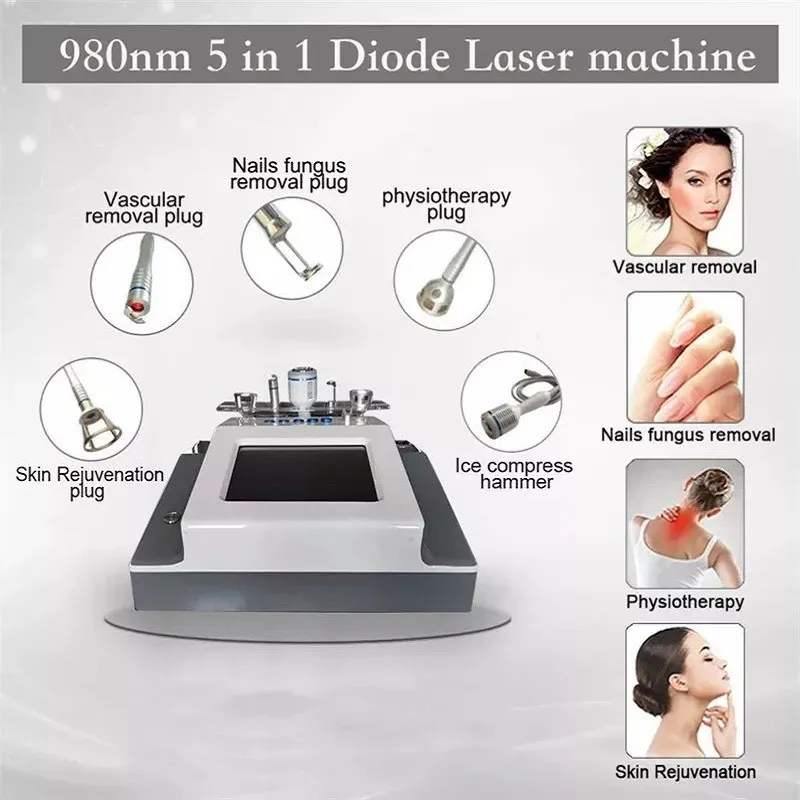 

980Nm 4in1 Physiotherapy MachineDiode Beauty Items Treatment Vascular Removal Spider Veins