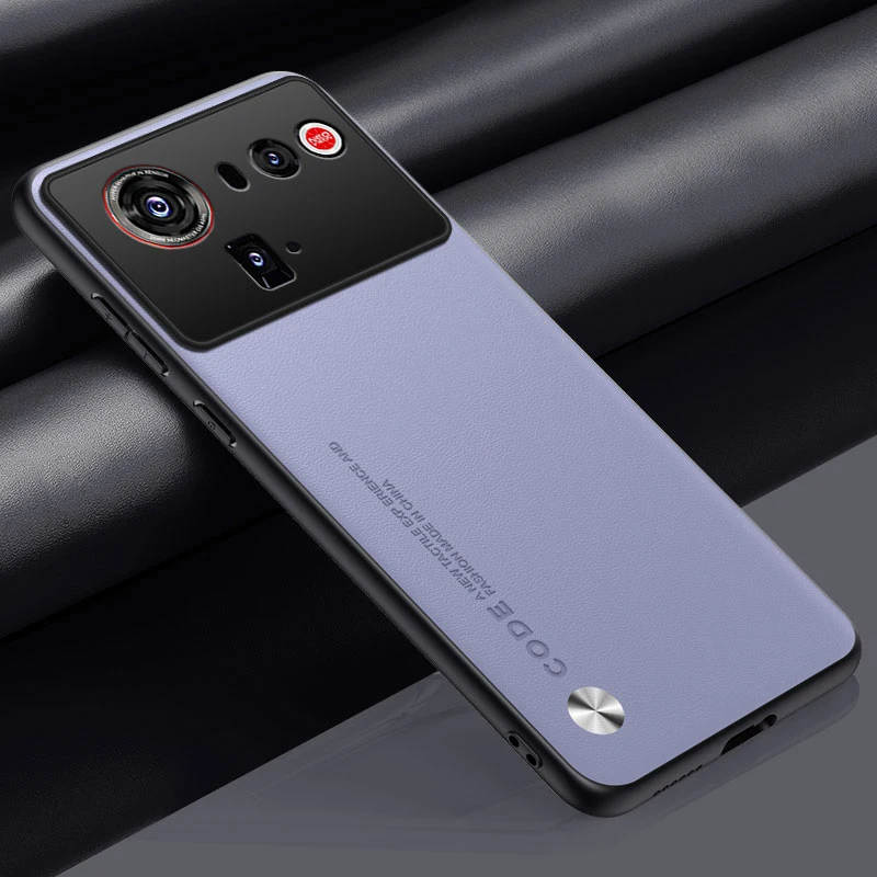 Nubia Z80 Ultra Carbon Fiber & PU Leather Protective Case