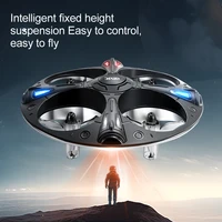 New V43 Mini RC UFO Drone With LED Light Gesture Sensing Quadcopter Anti-collision Induction Flying Ball Dron RC Toys For Kids 2