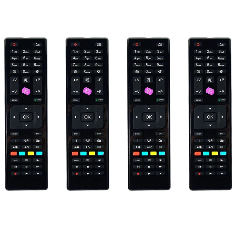 4X Telecomando Sostituito Rc4875 Adatto Per Jvc Telefunken Led Tv Muslimate