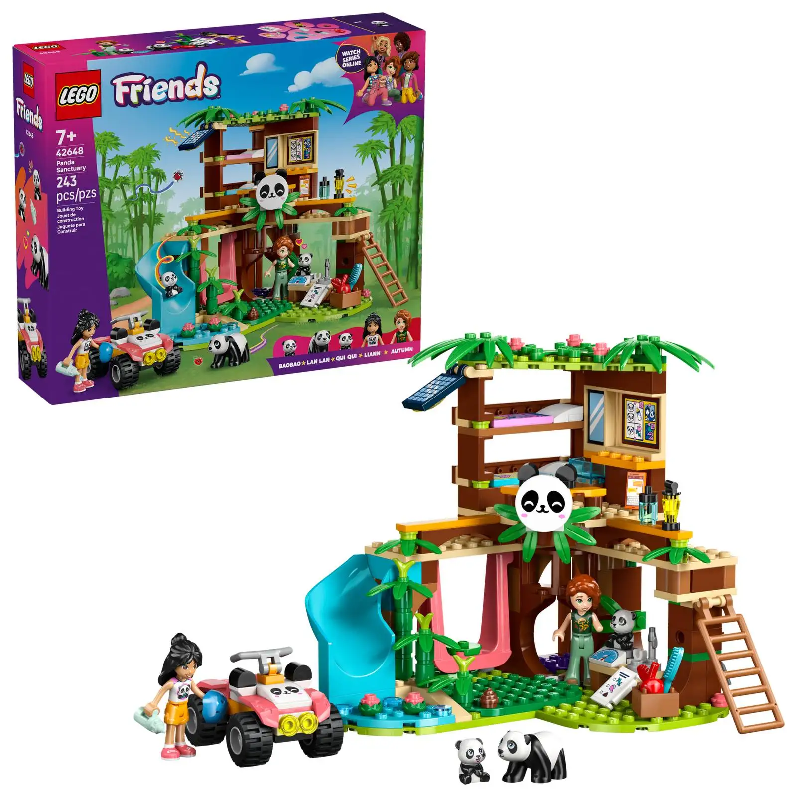 LEGO ® Friends Panda Sanctuary Animal Care 42648 Conjunto para