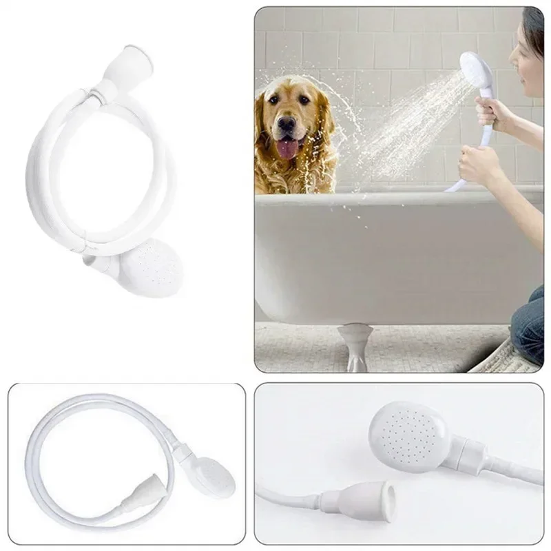 Portable Handheld Splash Shower Faucet Shower Sprinkler Pet Dog Shower