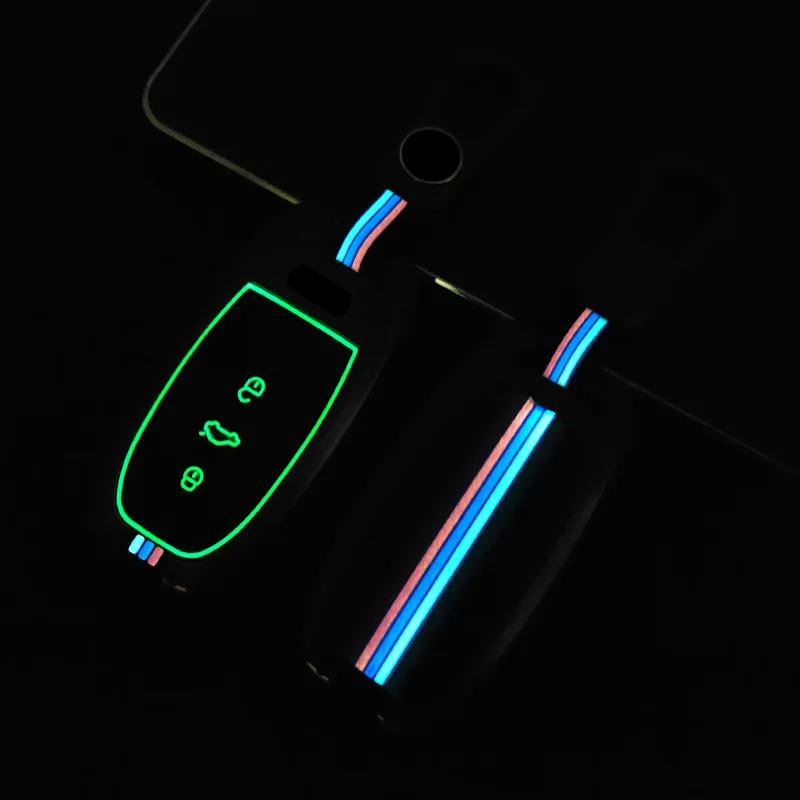 Custodia portachiavi in lega per Audi A1 A3 A6l A4L A8l A5 Q5 Q7 portachiavi Shell accessori Auto intelligenti a distanza - S34c9263629b54643a6514755c4881c98H