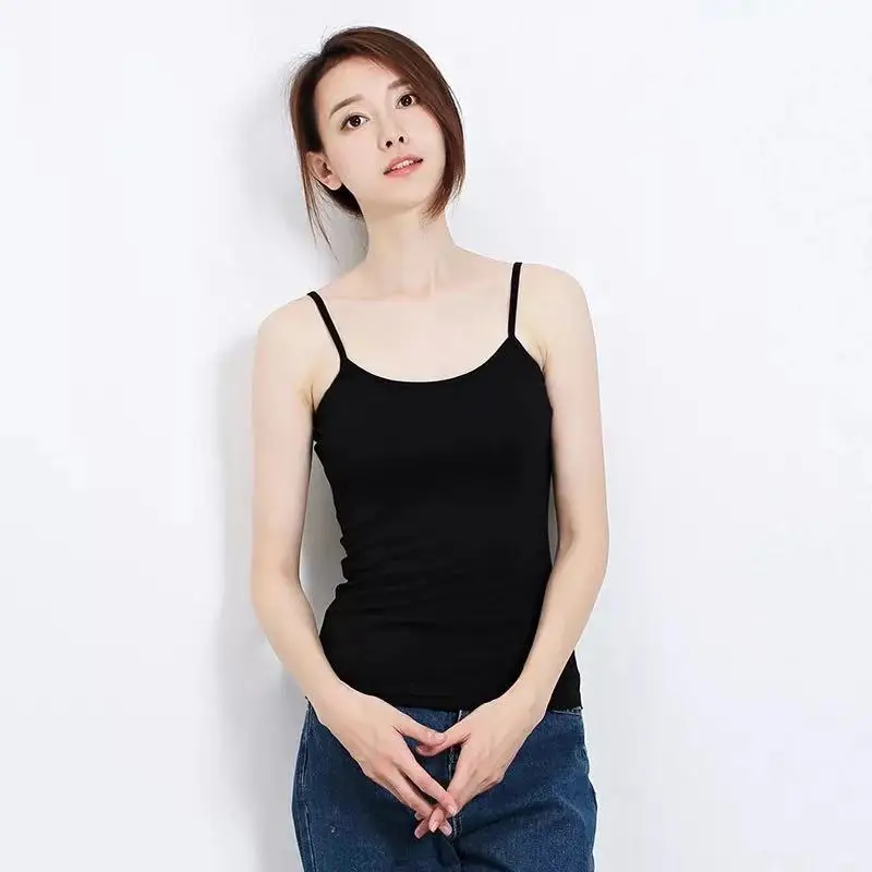 

Modal Camisole Women's Sleeveless Undershirt Suspender Underwear New Solid Color Slim Outside Wear