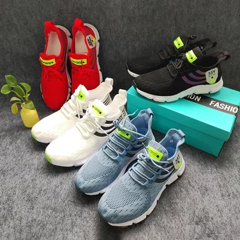 أحذية الجري الصيفية للرجال أحذية رياضية كاجوال عصرية قابلة للتنفس خفيفة الوزن أحذية مسطحة مريحة وناعمة للتدريب على الرجال 6