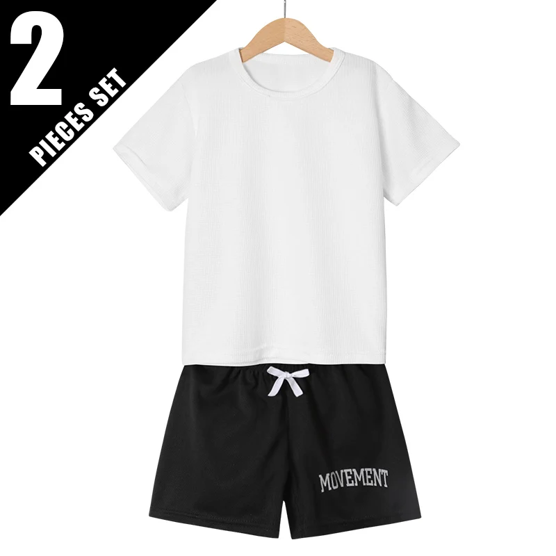 2/3 قطعة بدلة الجوكر الصيفية للأطفال الصبي بلون ال...