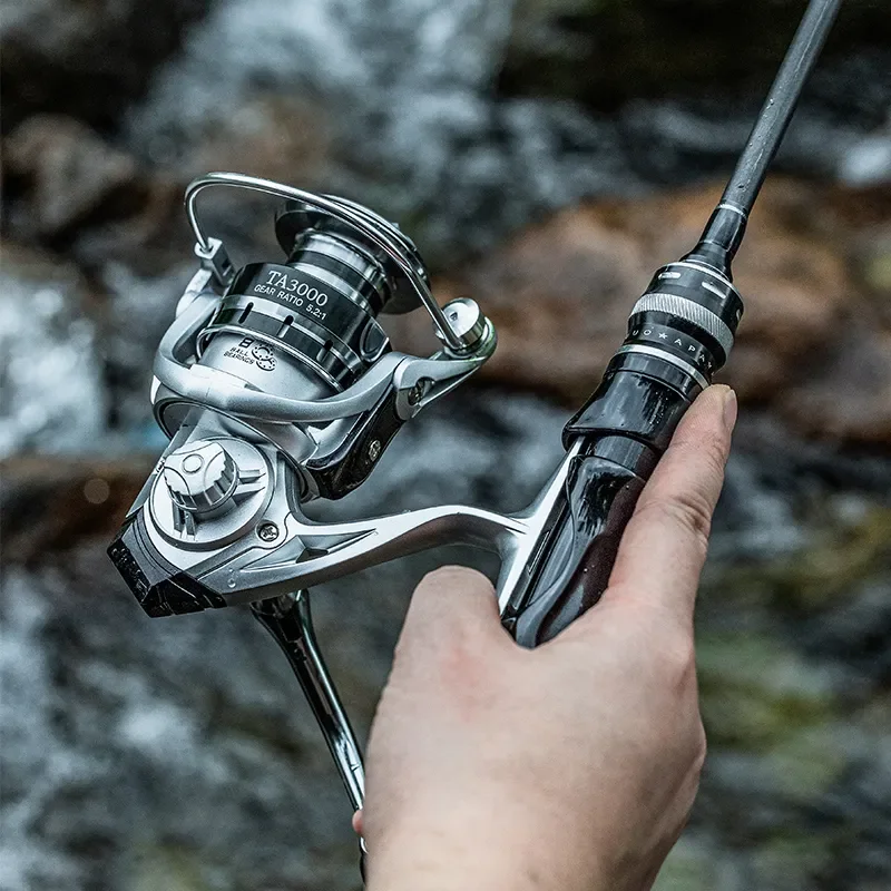 FishMX 초경량 스피닝 낚시 릴, 최대 드래그 10kg, 잉어 파이크 배스 낚시 코일