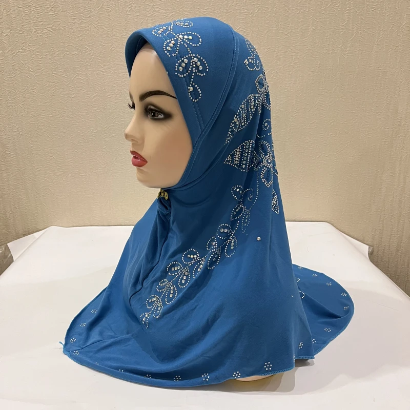 LONG KHIMAR HIJAB Niqab Islamic Overhead Amira Head Wrap Prayer Scarf