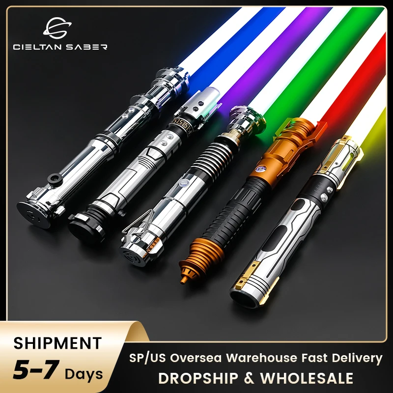 Txqsaber Lightsaber Neo Pixel Heavy Dueling Snv4 Smooth Swing Light Sword Foc Force Metal Hilt Blade Light Jedi Luminoso